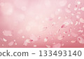 Vector Illustration Pink Petals Background Dreamy Gentle Breeze 133493140