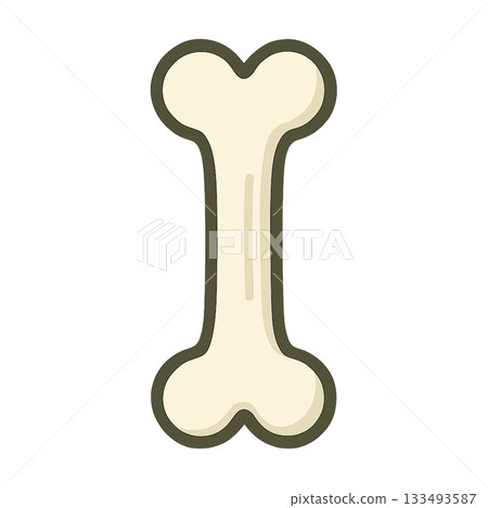 Simple illustration of bones 133493587