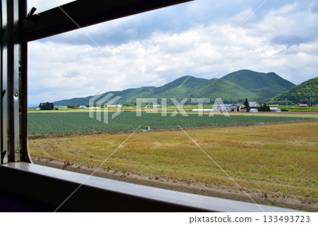 View from Furano Station to Yamabe Station on the JR Hokkaido Nemuro Main Line (Summer 2023) View from Furano Station to Yamabe Station on the JR Hokkaido Nemuro Main Line (Summer 2023) 133493723