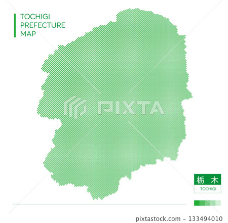 Tochigi Prefecture Map (Tochigi Dot) 133494010