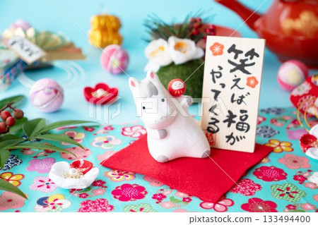 賀年卡素材：馬年 133494400