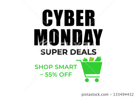 Cyber Monday Super Deals Smart Shopping Offer 133494432