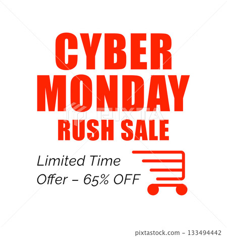 Cyber Monday Rush Sale Limited Offer Deals 133494442