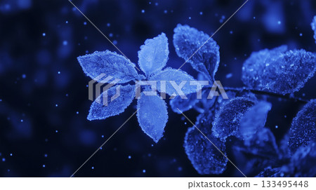 Fresh, frosty, and effective winter health 133495448