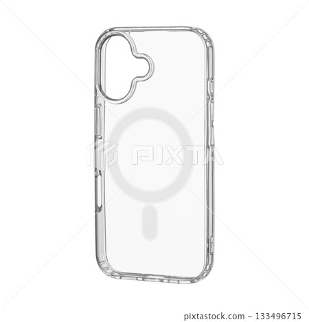 Transparent flexible phone case with ring for model 17, designed for wireless charging 133496715