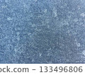 Frost pattern on the surface is a beautiful abstract background 133496806