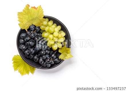 Fresh grapes bowl Fresh grapes bowl 133497237