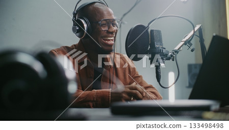 Voice Actor Records Professional Dubbing For Film or Media Project Voice Actor Records Professional Dubbing For Film or Media Project 133498498