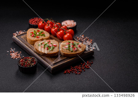 Vegan sandwiches with bread, mushroom or bean pate and vegetables. Vegetarian pate sandwiches Vegan sandwiches with bread, mushroom or bean pate and vegetables. Vegetarian pate sandwiches 133498926