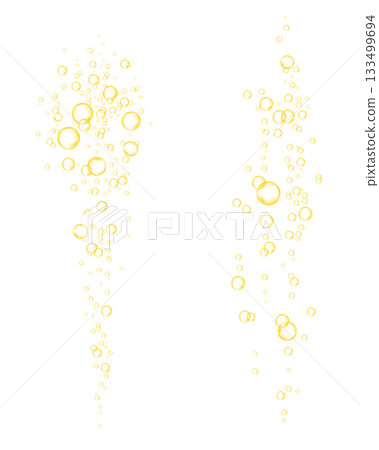 Effervescent drink, realistic soda. Effervescent drink, realistic soda. 133499694