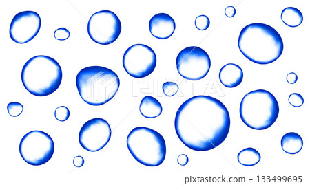 Fizzing bubbles in aquarium, diving in the sea. Fizzing bubbles in aquarium, diving in the sea. 133499695