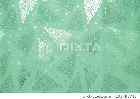 Green christmas tree pattern background Green christmas tree pattern background 133499785