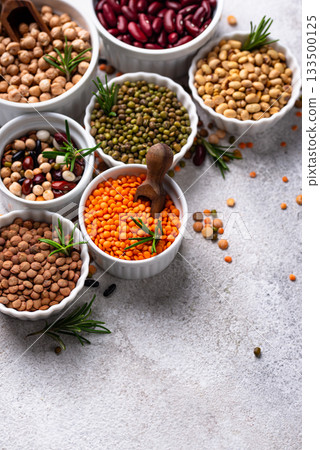 Beans, lentils, soybean, pea and chickpea Beans, lentils, soybean, pea and chickpea 133500125