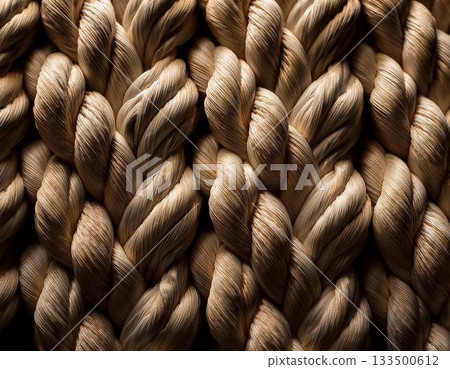 緊密編織的麻繩特寫 緊密編織的麻繩特寫 133500612
