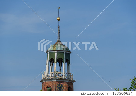 ditzum at the ems river in germany 133500634