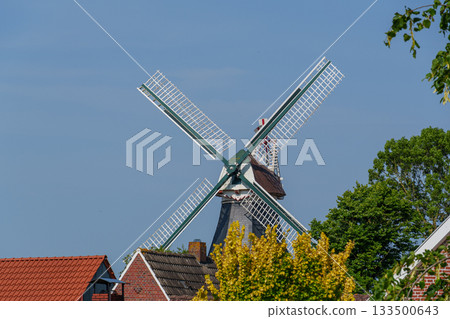 ditzum at the ems river ditzum at the ems river 133500643