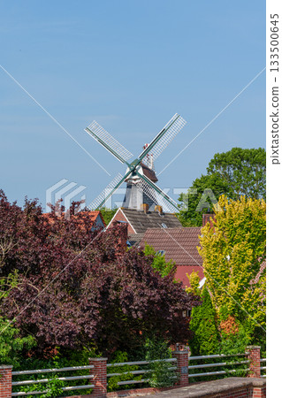 ditzum at the ems river 133500645