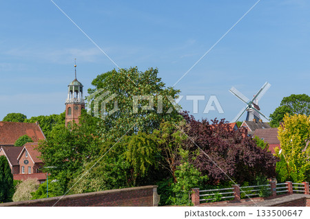 ditzum at the ems river ditzum at the ems river 133500647