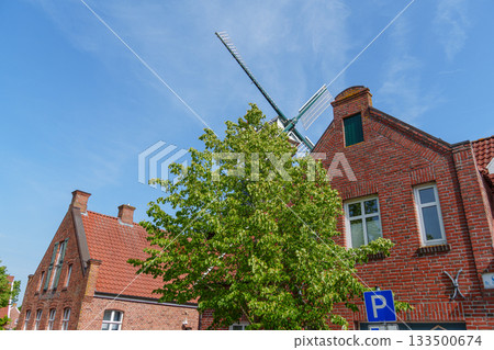 ditzum at the ems river 133500674