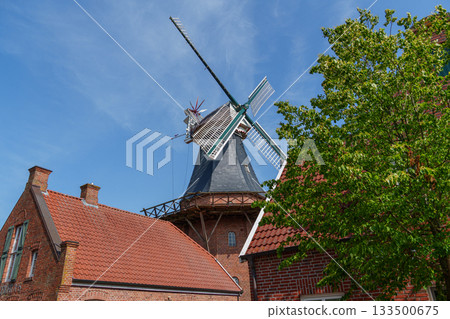 ditzum at the ems river 133500675