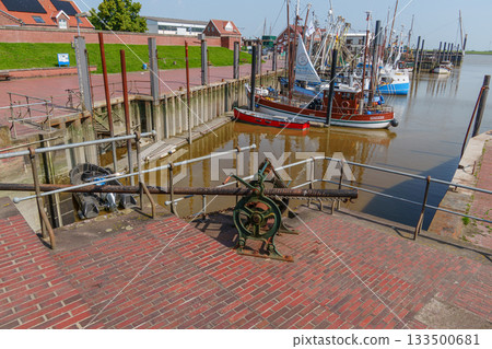 ditzum at the ems river 133500681