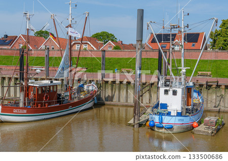 ditzum at the ems river 133500686