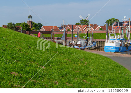 ditzum at the ems river ditzum at the ems river 133500699