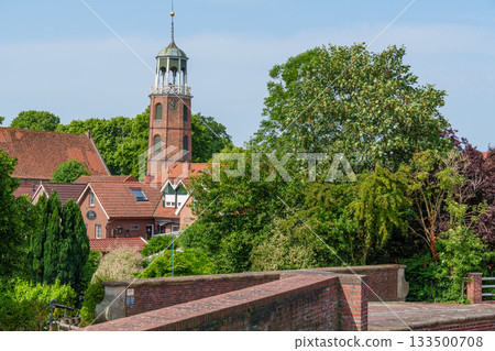 ditzum at the ems river 133500708