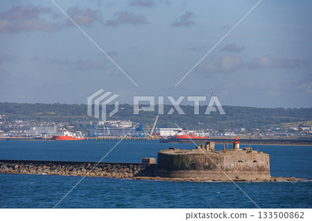 ditzum at the ems river 133500862