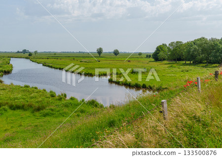 ditzum at the ems river 133500876