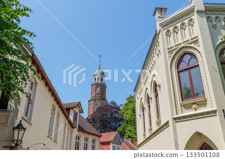 leer city  in east frisia 133501108