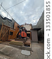 Demolition site of a detached house Demolition site of a detached house 133501855