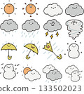 天氣圖標 133502023