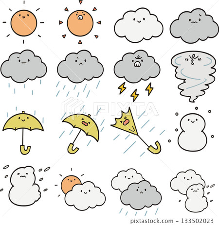 天氣圖標 133502023