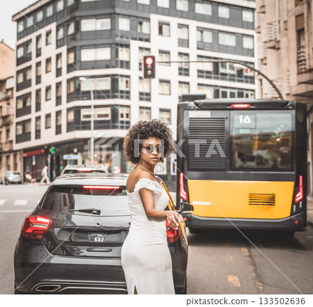 African American Woman Cuza Street African American Woman Cuza Street 133502636