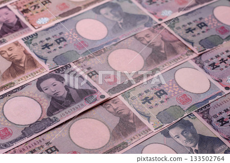 Japan, Japanese yen paper banknotes, money for business. Japanese yen 133502764