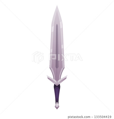 Medieval weapons, cartoon sword, game interface. Knight's inventory. Military saber. For websites and mobile apps. Vector illustration. Isolated background. Medieval weapons, cartoon sword, game interface. Knight's inventory. Military saber. For websites and mobile apps. Vector illustration. Isolated background. 133504419
