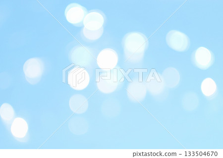 Light blue bokeh photo, abstract light background decoration, waterside, nature 133504670