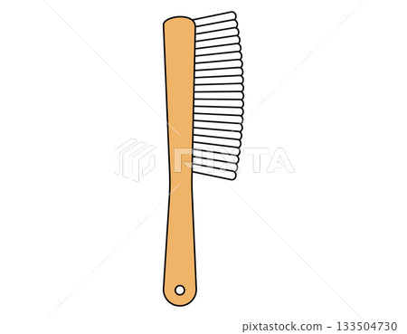 Simple comb, comb, brush illustration material cartoon Simple comb, comb, brush illustration material cartoon 133504730