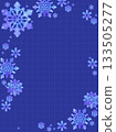 Snowflake illustration frame background Snowflake illustration frame background 133505277