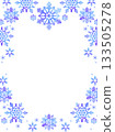 Snowflake illustration frame background Snowflake illustration frame background 133505278