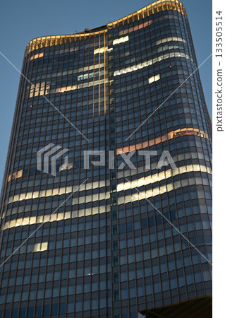 Tokyo Midtown Hibiya, evening view 133505514