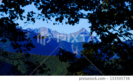 Mount Okuhotaka and Mount Maehotaka from Mount Norikura Observatory 133505736