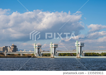 淀川堰 大阪市 133505911