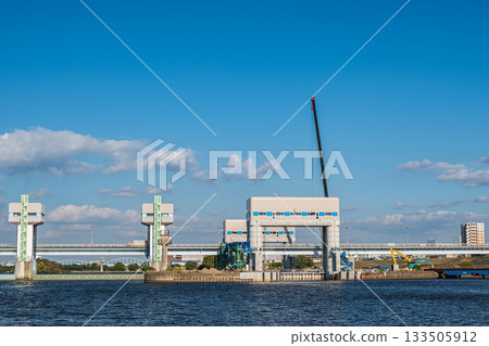 淀川堰 大阪市 133505912