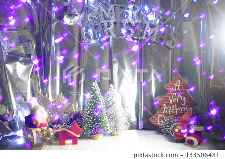 Glittering Christmas tree Glittering Christmas tree 133506481