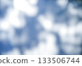 Blue and white blurred background 133506744