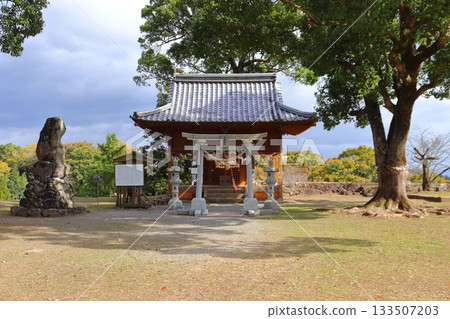 位於岡城本丸遺址的天滿神社（大分縣竹田市） 133507203