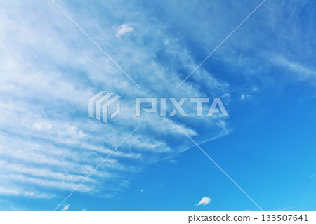 秋天天空和雲彩 秋天天空和雲彩 133507641