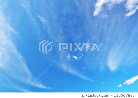 秋天天空和雲彩 秋天天空和雲彩 133507653